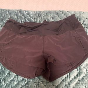 Lululemon Black Speed Up short